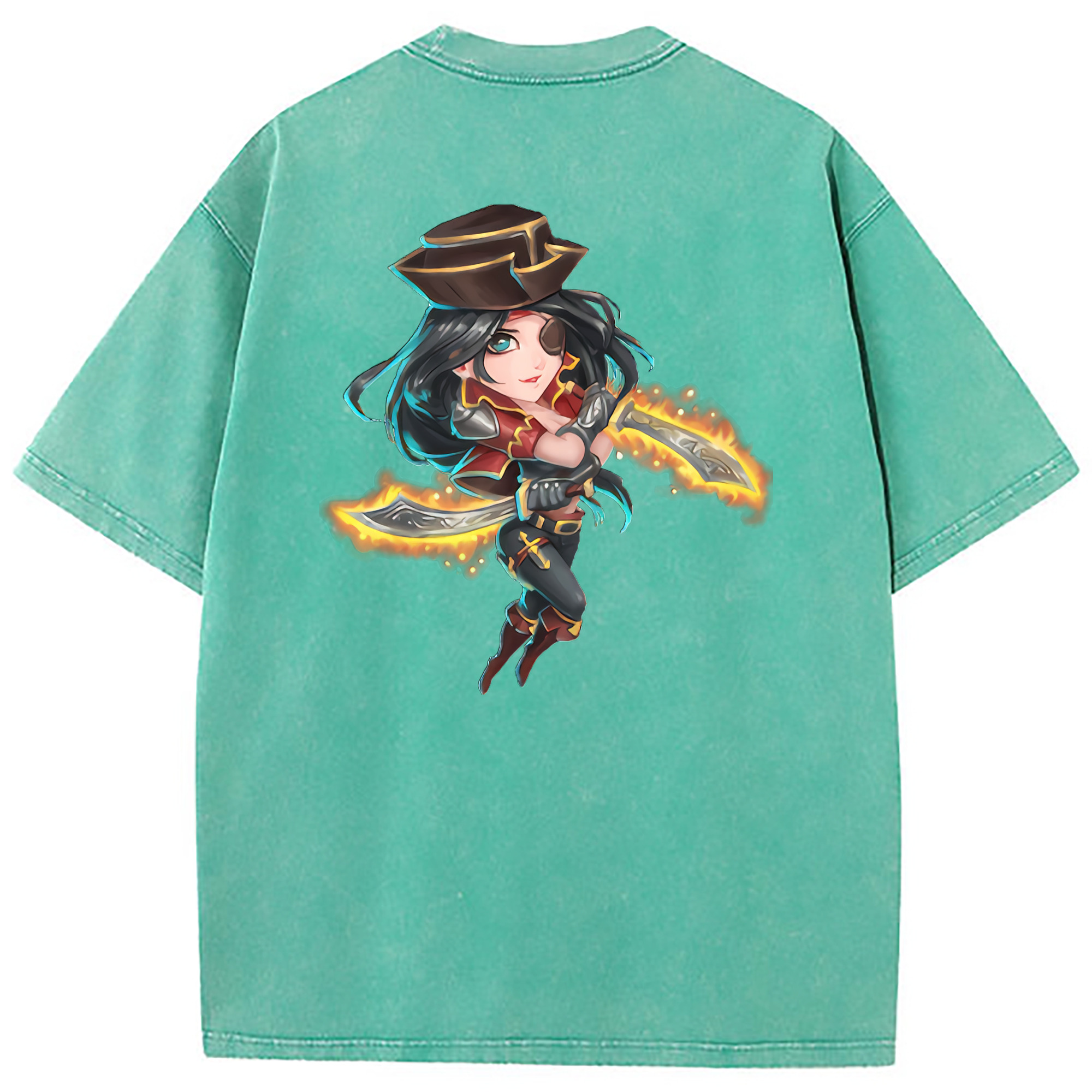 （画像用） リーグ・オブ・レジェンド League of Legends LOL 綿100% ヴィンテージ風 半袖Tシャツ（背面プリント）